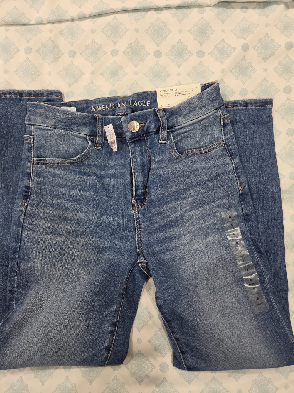 American Eagle Outfitters Light Blue Stretch Jeggings